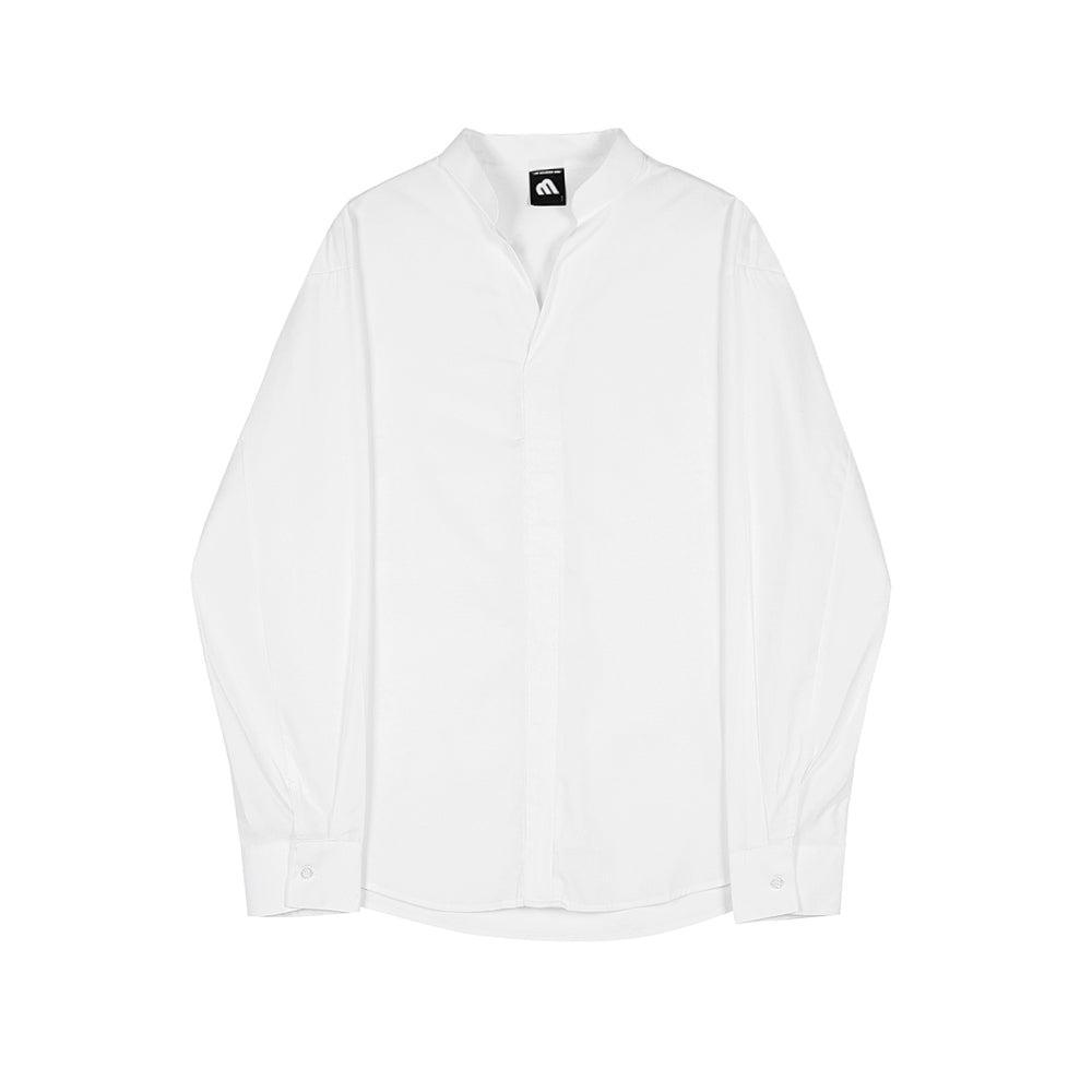 RT No. 2567 LINEN CHINESE COLLAR SHIRT