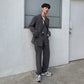 RT No. 2710 STRAIGHT WIDE GRAY PANTS