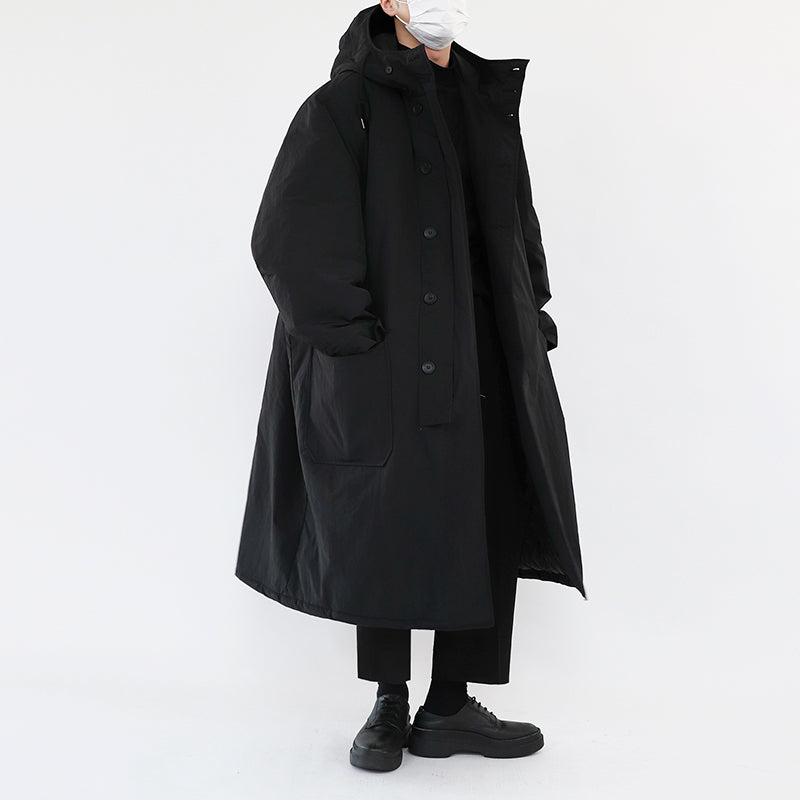 No. 3565 BLACK LONG HOODED JK