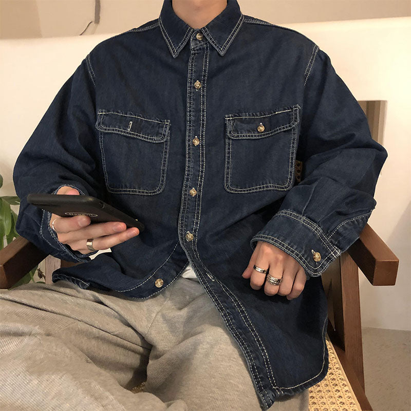 RT No. 2509 BLUE DENIM SHIRT