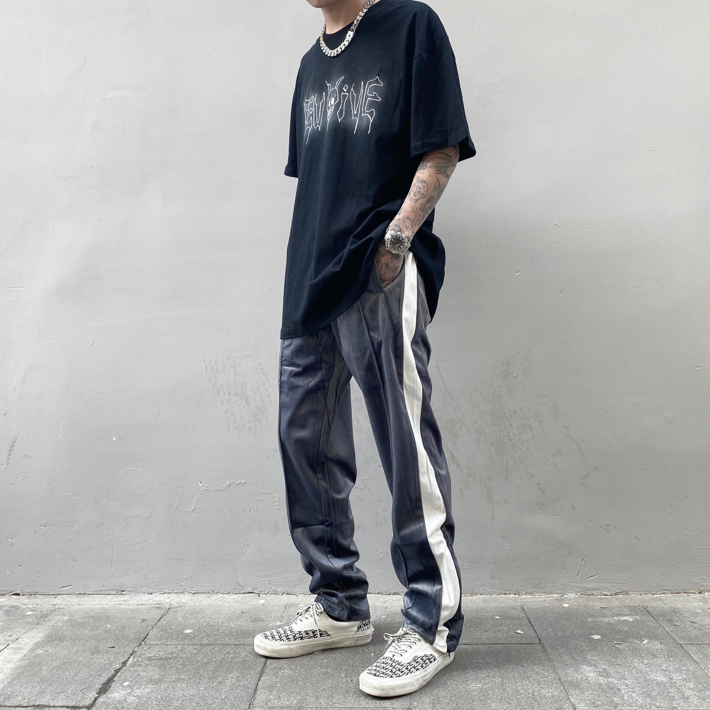 RT No. 611 VELVET SIDE SWEATS