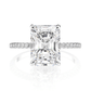 The Sophia Emerald Cut Ring