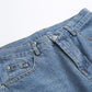 RT No. 4380 BLUE ANKLE STRAIGHT JEANS