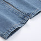 RT No. 4380 BLUE ANKLE STRAIGHT JEANS